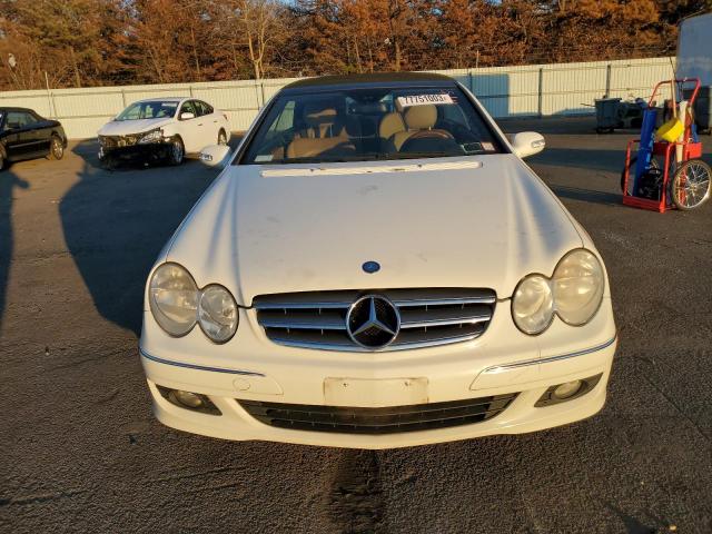 WDBTK56F99F261961 - 2009 MERCEDES-BENZ CLK 350 WHITE photo 5