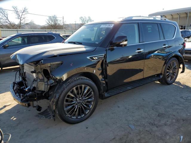 JN8AZ2AE9P9306205 - 2023 INFINITI QX80 LUXE BLACK photo 1