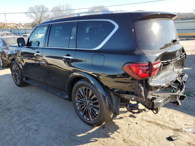 JN8AZ2AE9P9306205 - 2023 INFINITI QX80 LUXE BLACK photo 2