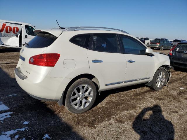 JN8AS5MV7BW261955 - 2011 NISSAN ROGUE S WHITE photo 3