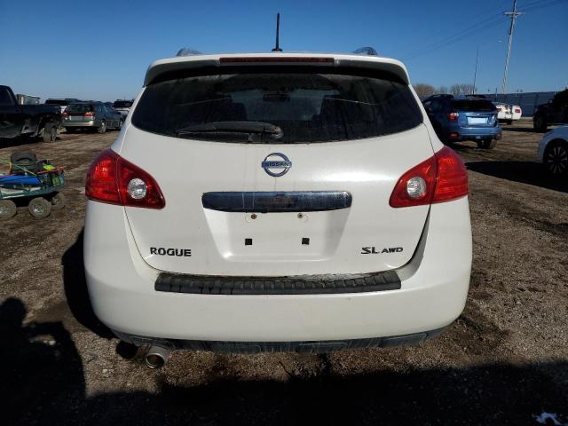 JN8AS5MV7BW261955 - 2011 NISSAN ROGUE S WHITE photo 6