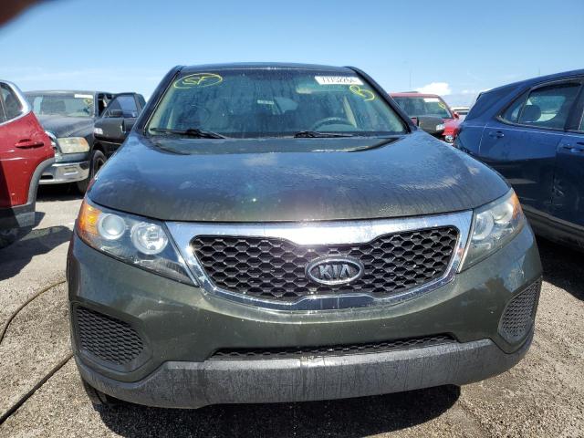 5XYKT3A18CG291774 - 2012 KIA SORENTO BASE GREEN photo 5