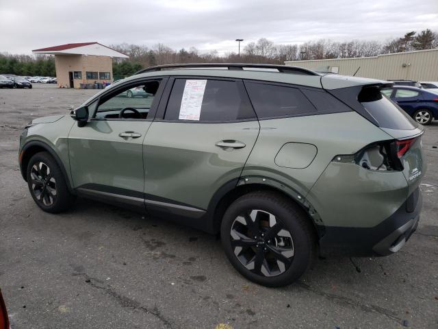 5XYK6CDF2RG140825 - 2024 KIA SPORTAGE X LINE GREEN photo 2