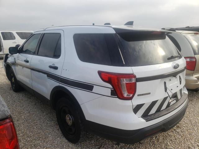 1FM5K8AR1KGB23419 - 2019 FORD EXPLORER POLICE INTERCEPTOR WHITE photo 2