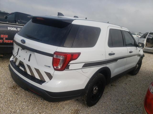 1FM5K8AR1KGB23419 - 2019 FORD EXPLORER POLICE INTERCEPTOR WHITE photo 3