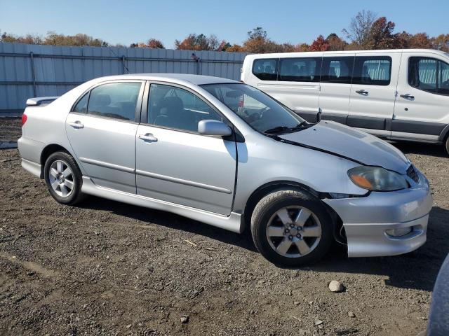 2T1BR32E57C745643 - 2007 TOYOTA COROLLA CE SILVER photo 4