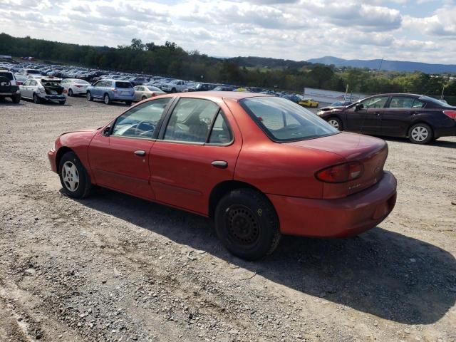 1G1JC524817134314 - 2001 CHEVROLET CAVALIER BASE BURGUNDY photo 2