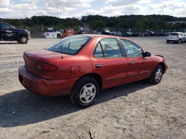 1G1JC524817134314 - 2001 CHEVROLET CAVALIER BASE BURGUNDY photo 3