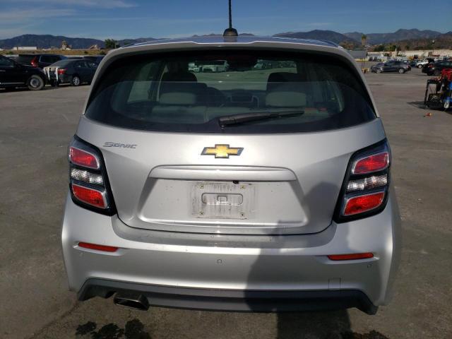 1G1JG6SB2L4120499 - 2022 CHEVROLET SONIC SILVER photo 6