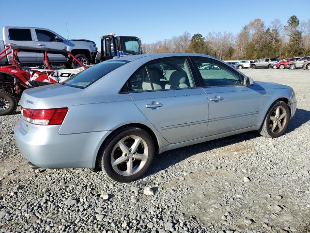 5NPEU46F57H258394 - 2007 HYUNDAI SONATA SE BLUE photo 3