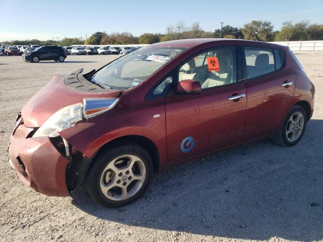 JN1AZ0CP4BT002003 - 2011 NISSAN LEAF SV RED photo 1