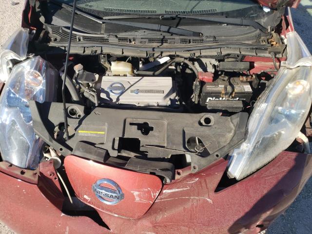 JN1AZ0CP4BT002003 - 2011 NISSAN LEAF SV RED photo 11