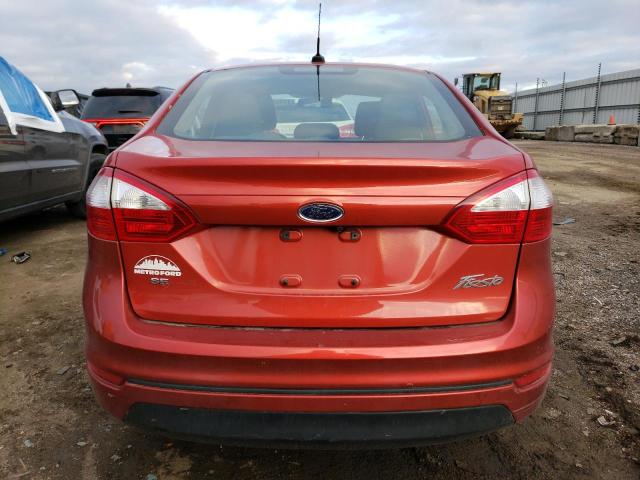 3FADP4BJ7KM134942 - 2019 FORD FIESTA SE RED photo 6