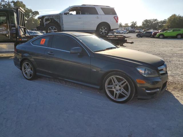 WDDGJ4HB3CF813185 - 2012 MERCEDES-BENZ C 250 GRAY photo 4