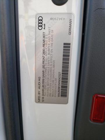 WAUM2BF25KN042327 - 2019 AUDI A6 PRESTIGE თეთრი ფოტო 12