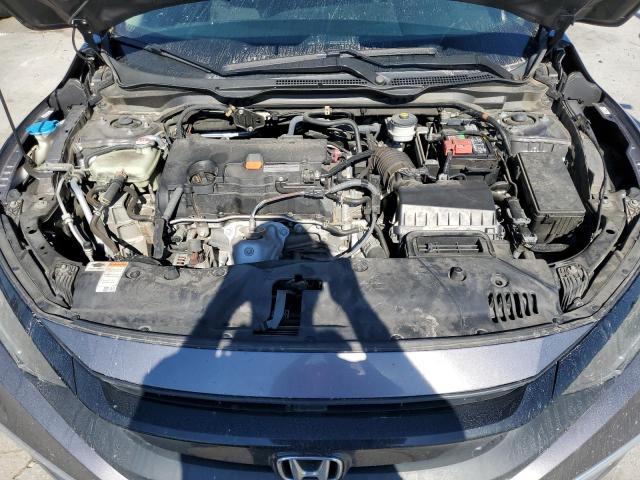 19XFC2F63KE041855 - 2019 HONDA CIVIC LX GRAY photo 11