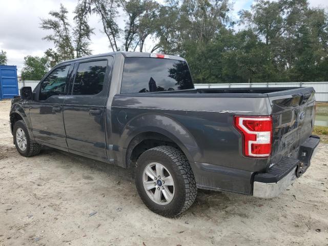 1FTEW1C50JKC27521 - 2018 FORD F150 SUPERCREW GRAY photo 2