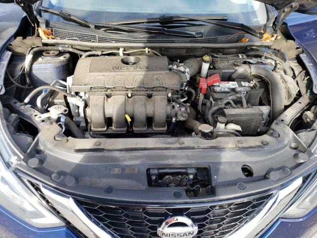 3N1AB7AP0HY206264 - 2017 NISSAN SENTRA S BLUE photo 11