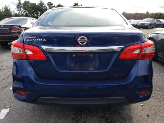 3N1AB7AP0HY206264 - 2017 NISSAN SENTRA S BLUE photo 6