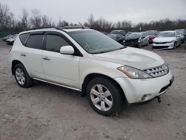 JN8AZ08W77W604465 - 2007 NISSAN MURANO SL WHITE photo 4