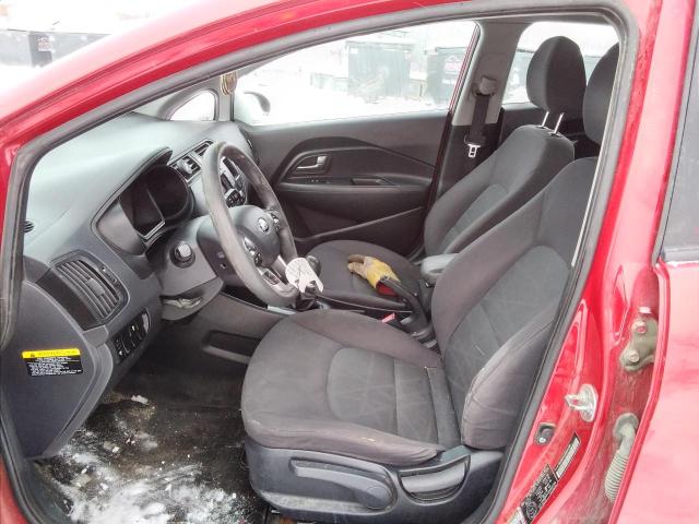 KNADM5A32D6894398 - 2013 KIA RIO LX RED photo 7