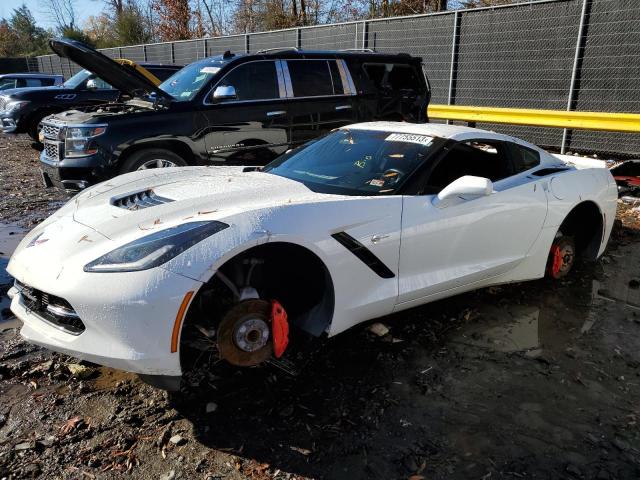 1G1YE2D78E5108683 - 2014 CHEVROLET CORVETTE STINGRAY 3LT WHITE photo 1