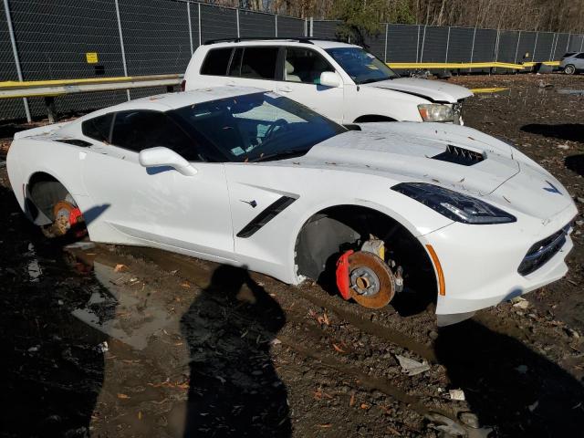 1G1YE2D78E5108683 - 2014 CHEVROLET CORVETTE STINGRAY 3LT WHITE photo 4