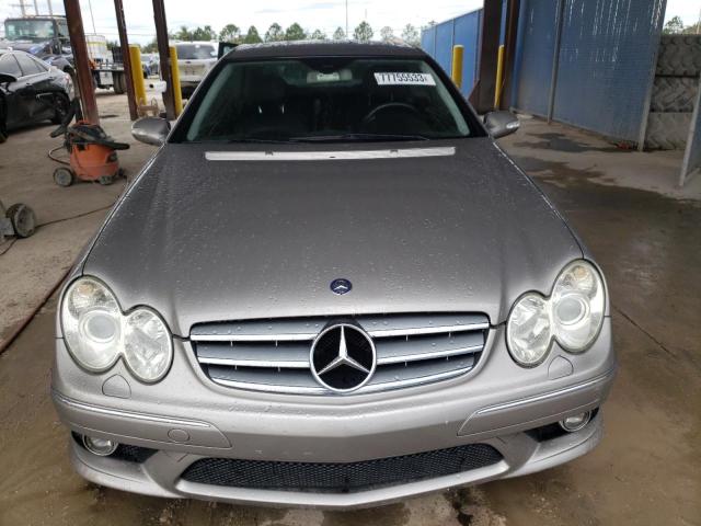 WDBTJ56H58F247509 - 2008 MERCEDES-BENZ CLK 350 SILVER photo 5