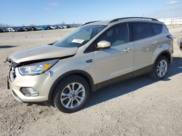 1FMCU0GD0JUD17793 - 2018 FORD ESCAPE SE SILVER photo 1