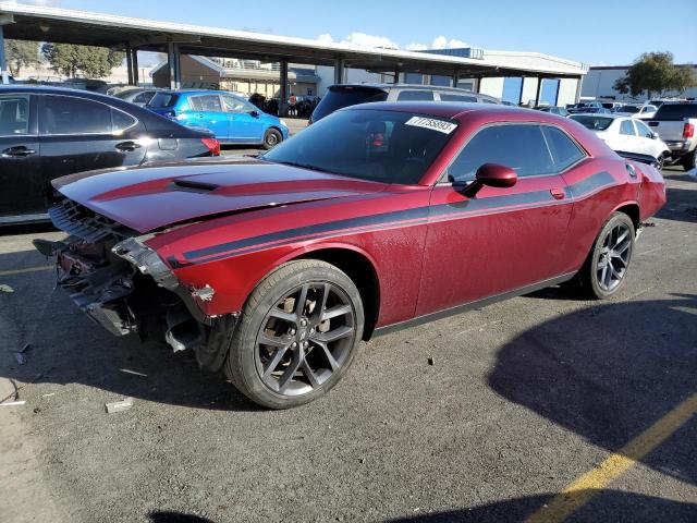 2C3CDZAG5MH552522 - 2021 DODGE CHALLENGER SXT RED photo 1