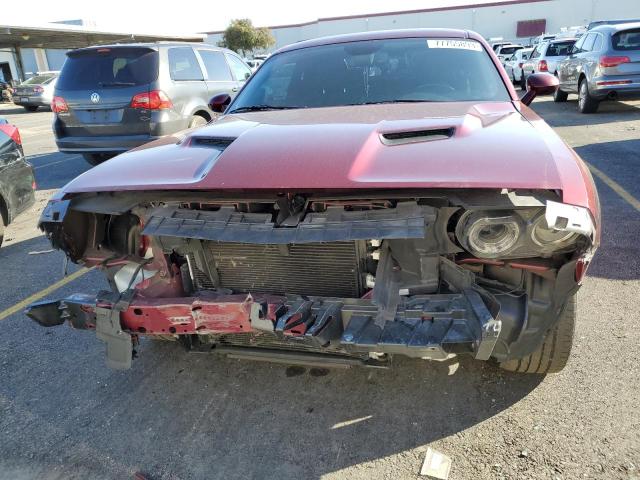 2C3CDZAG5MH552522 - 2021 DODGE CHALLENGER SXT RED photo 5