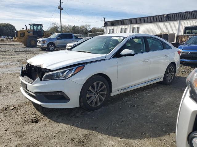 5NPE34AF7FH061512 - 2015 HYUNDAI SONATA SPORT WHITE photo 1