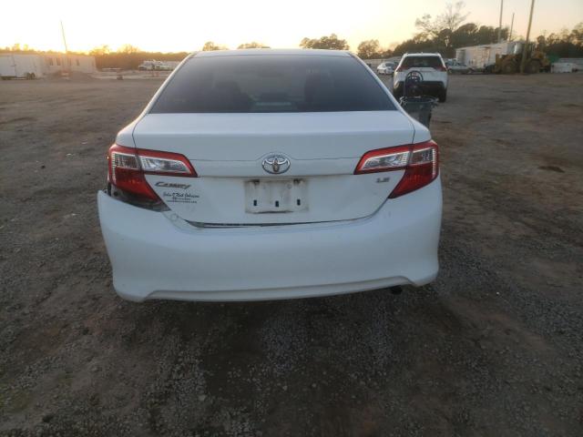 4T1BF1FK4CU526906 - 2012 TOYOTA CAMRY BASE WHITE photo 6