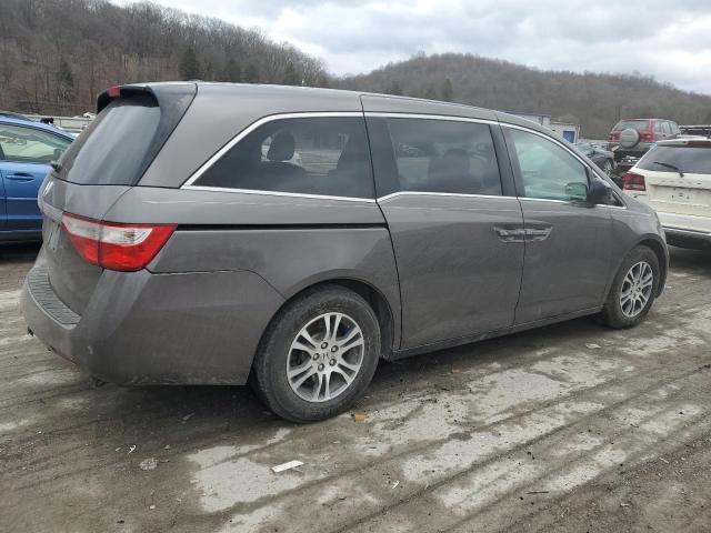 5FNRL5H68BB092032 - 2011 HONDA ODYSSEY EXL CHARCOAL photo 3