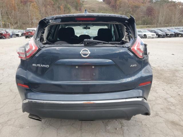 5N1AZ2MH3HN176878 - 2017 NISSAN MURANO S BLUE photo 6