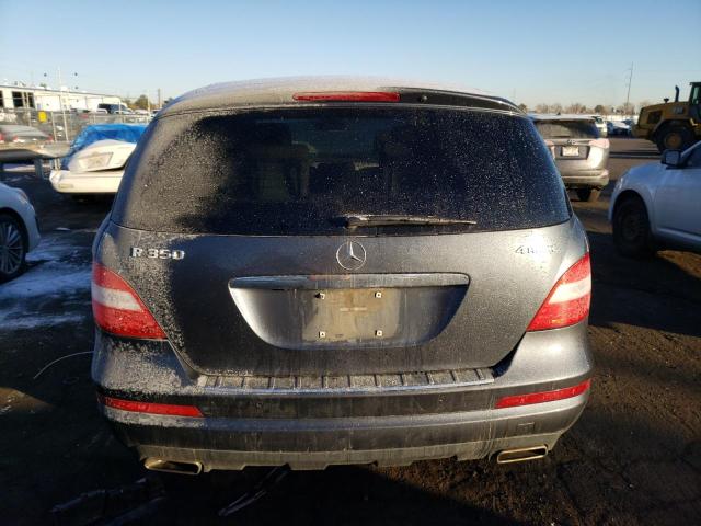 4JGCB6FE8BA130758 - 2011 MERCEDES-BENZ R 350 4MATIC GRAY photo 6