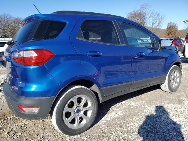 MAJ3S2GE9LC333827 - 2020 FORD ECOSPORT SE BLUE photo 3