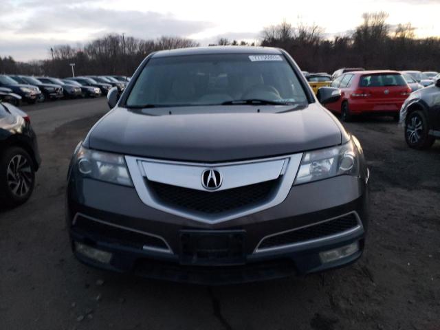 2HNYD2H4XCH512384 - 2012 ACURA MDX TECHNOLOGY GRAY photo 5