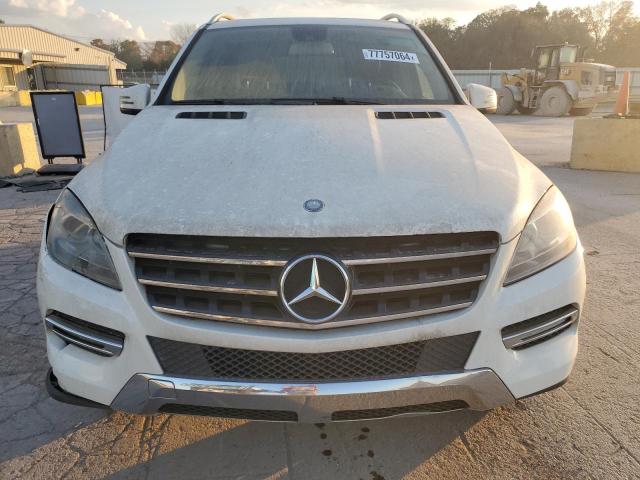 4JGDA5HB8CA054447 - 2012 MERCEDES-BENZ ML 350 4MATIC WHITE photo 5