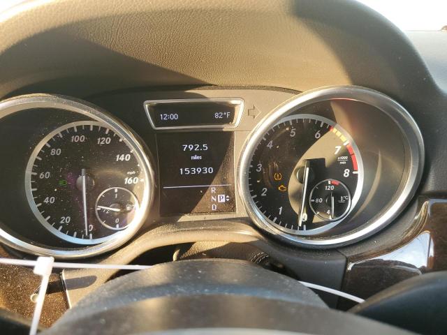 4JGDA5HB8CA054447 - 2012 MERCEDES-BENZ ML 350 4MATIC WHITE photo 9