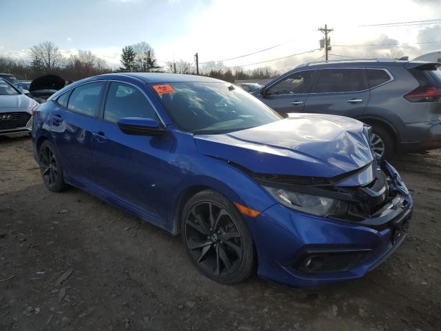 2HGFC2F87MH502212 - 2021 HONDA CIVIC SPORT BLUE photo 4