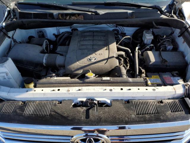 5TFUY5F12HX635019 - 2017 TOYOTA TUNDRA DOUBLE CAB SR/SR5 WHITE photo 11