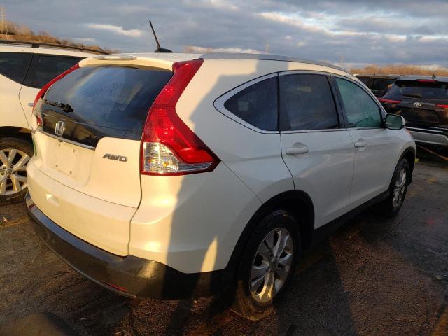 5J6RM4H70DL047161 - 2013 HONDA CR-V EXL WHITE photo 3