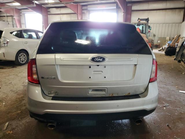 2FMDK3JC4DBA65696 - 2013 FORD EDGE SEL SILVER photo 6