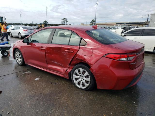 JTDEPRAE1LJ046676 - 2020 TOYOTA COROLLA LE RED photo 2