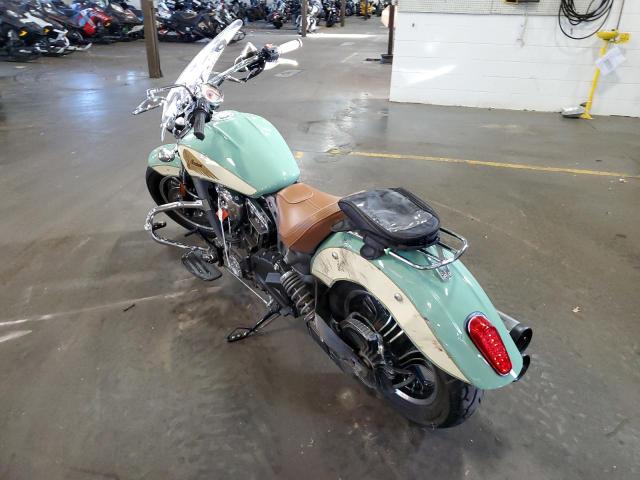 56KMSA002K3146199 - 2019 INDIAN MOTORCYCLE CO. SCOUT ABS GREEN photo 3