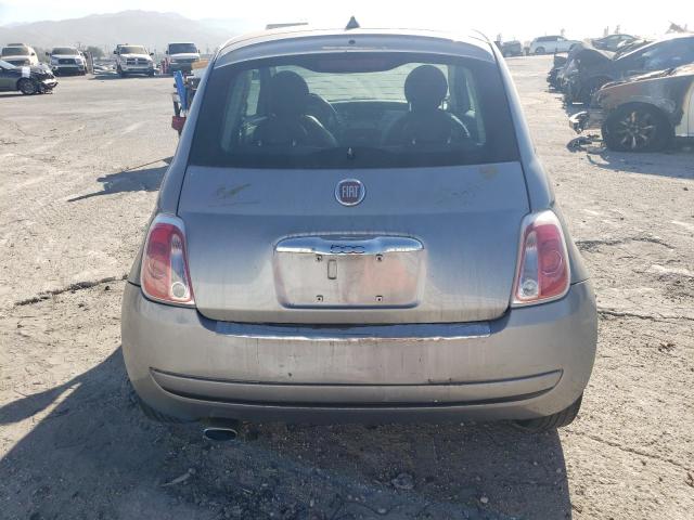 3C3CFFARXFT710051 - 2015 FIAT 500 POP SILVER photo 6