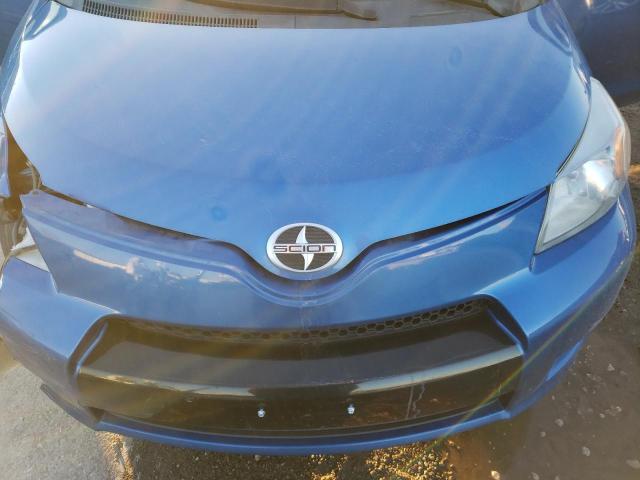 JTKKUPB47D1030160 - 2013 TOYOTA SCION XD BLUE photo 11