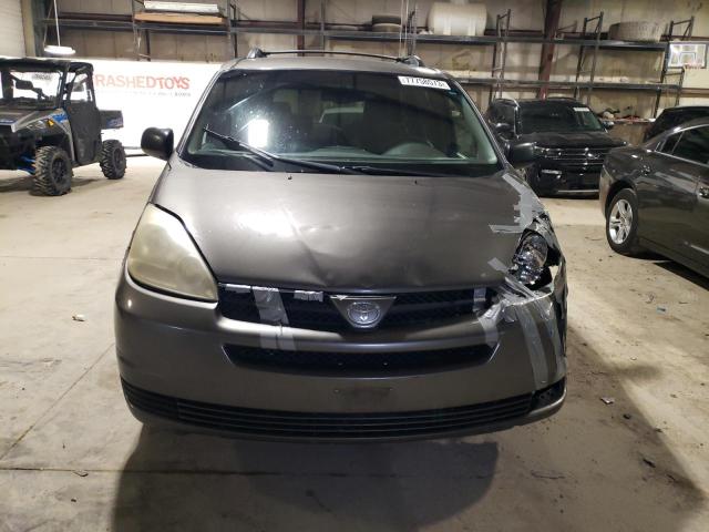 5TDZA23C74S009514 - 2004 TOYOTA SIENNA CE GRAY photo 5