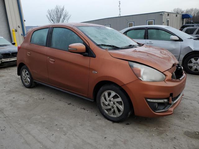 ML32A4HJXHH006804 - 2017 MITSUBISHI MIRAGE SE ORANGE photo 4